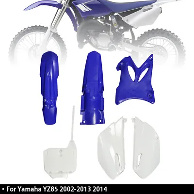 Plastic Kit Fairing Front Rear Fender Cover For Yamaha YZ85 2002-2014 2013 • $100.81