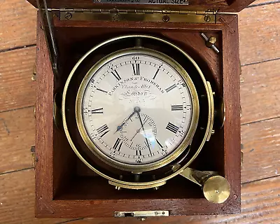 Rare Parkinson & Frodsham Maritime Chronometer No. 763 Vintage Antique C. 1830 • $3250