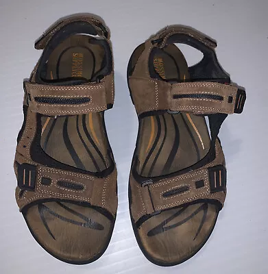 Mossimo Supply Co Mens Suede Sandals Rn17730 Color Brown Size 10.5 • $45