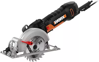 Worx WX439L 4.5 Amp WORXSAW 4.5  Electric Compact Circular Saw Black/Orange • $59.99