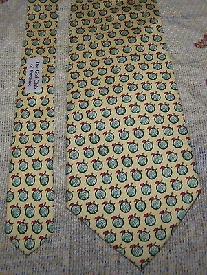 VINEYARD VINES CUSTOM COLLECTION Silk Neck Tie THE GOLF CLUB OF PURCHASE Yellow • $14.95