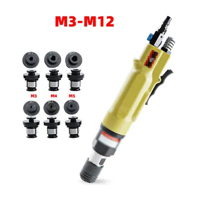 Pneumatic Tapping Machine M3-M12 Air Drill Tapper Tool + 6pc Chucks 400RPM • £155.99