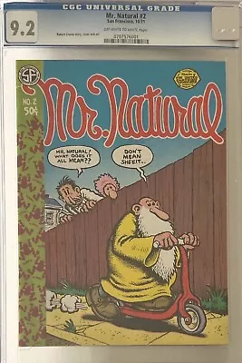 Mr. Natural #2 San Francisco 10/71 CGC 9.2 • $149