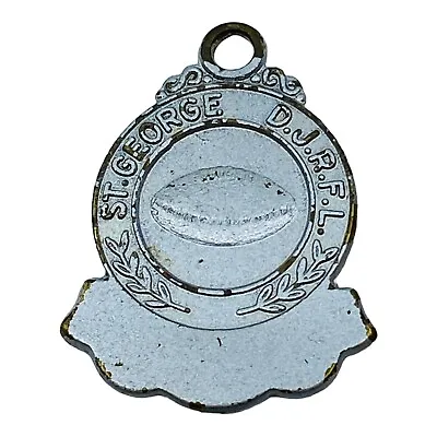 Vintage Medal St George Dragons D.J.R.F.L District Junior Rugby Football League • $21.18