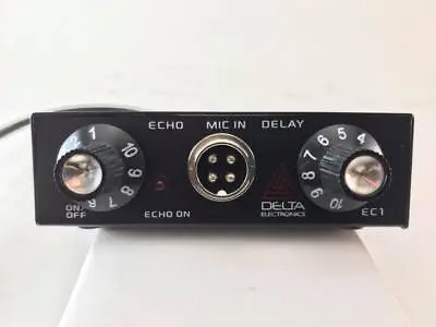 DELTA EC1 4 Pin Cobra CB HAM DYNAMIC MIC AMPLIFER / ECHO CHAMBER W/ ROGER BEEP   • $74.95