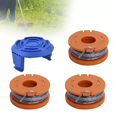 4PCS Line Spool & Cover For QUALCAST CGT183A CGT18LA1 CGT36LA Strimmer Trimmer • £8.88