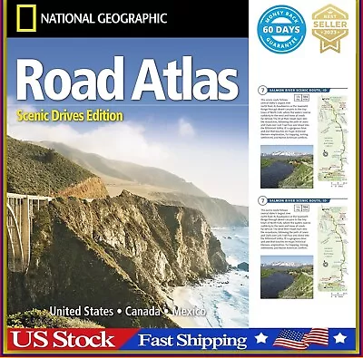 Rand Mcnally USA Road Atlas 2023 BEST Large Scale Travel Maps United States NEW • $13.95