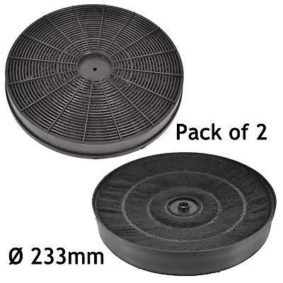 £16.98 • Buy Carbon Charcoal Vent Filter For ARISTON Cooker Hood Extractor Fan EFF54 F233 X 2