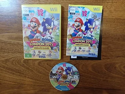 Mario & Sonic At The London 2012 Olympic Games Nintendo Wii Aus PAL FreeShipping • $20