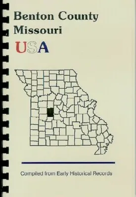 Benton County Missouri 1889 History Biographies Warsaw MO Cole Camp Civil War RP • $14.48