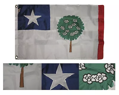 2x3 Embroidered Mississippi Republic 300D Nylon Flag 2'x3' 2 Clips Heavu Duty • $34.88