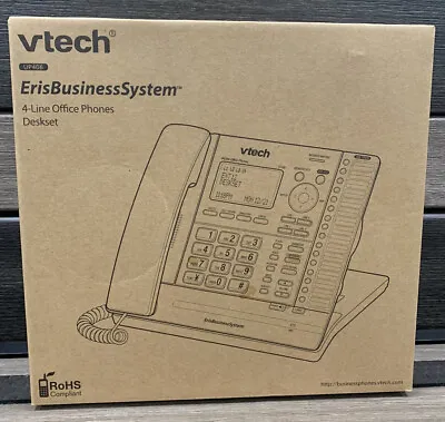 NEW - Vtech UP406 ErisBusinessSystem 4 Line Office Phone Deskset • $29.99