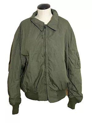 US Military OD/JACKET COLD WEATHER HIGH TEMPERATURE X-Lar LONG 8415-01-074-9426 • $186.99