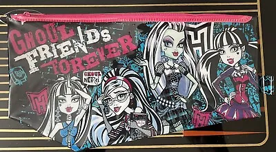 £6 • Buy Monster High Goth Emo Large Pencil Case Zipper Cosmetics Bag