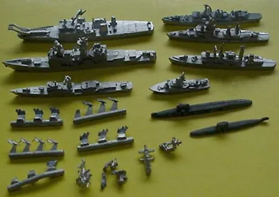 Superior Models Warship Submarine Vintage 1980s Newport Miniature Metal Ship Lot • $35
