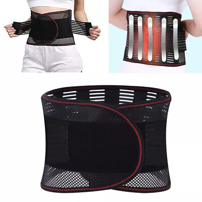 Unisex Adajustable Comfatable Belt For Abdominal Support Binder Waist Brace Band • £6.69