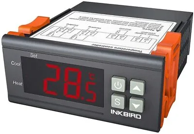 $16.16 • Buy Inkbird Temperature Controller Thermostat 2 Relays Refrigerators Control 1100W