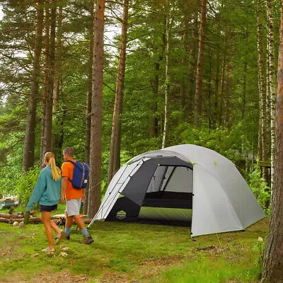 Core 6 Person Man Lighted Dome Tent  Camping With Integrated LED Lights  • £99.99