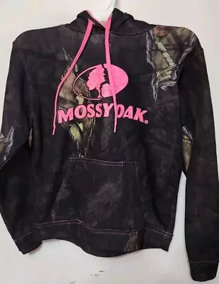 Mossy Oak Women Hunting Camo And Pink Hoodie Size Medium • $12.99