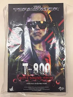 Hot Toys MMS 238 T800 T 800 Terminator Battle Damaged Ver Arnold Schwarzenegger • $1096.38