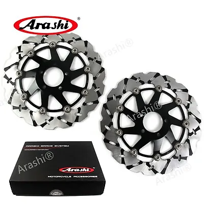 Arashi Front Brake Rotors For Kawasaki Ninja ZX11 ZX1100C 1100 1990 - 1993 1991 • $221.40