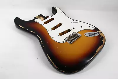 MJT Official Custom Vintage Aged Nitro Guitar Body Mark Jenny VTS 3-Tone Burst • $250