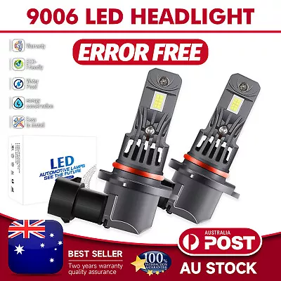 9006/HB4 LED CANBUS Super Bright 6000K White Headlight Bulbs Kit High Low Beam • $37.88