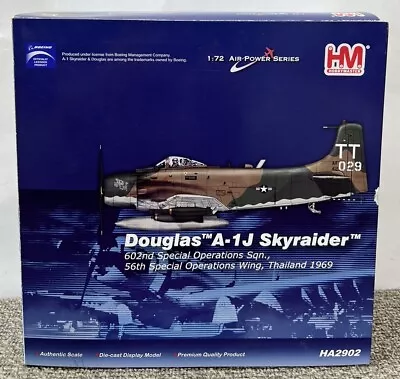 Hobby Master HA2904 Douglas A-1J Skyraider 1:72 Air Power Series Die-Cast Model • $89.98