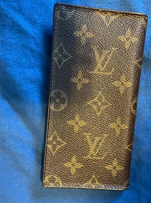 Vintage Louis Vuitton Monogram Checkbook Wallet Authentic  • $50