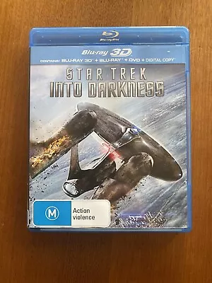 Star Trek Into Darkness (m) Blu-ray 3d+blu-ray+dvd Free Postage Oz Seller • $12.99