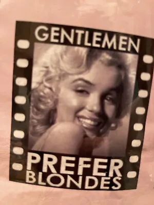 Marilyn Monroe Gentlemen Prefer Blondes Filmstrip 50” X 60” Fleece Throw Blanket • $37.99