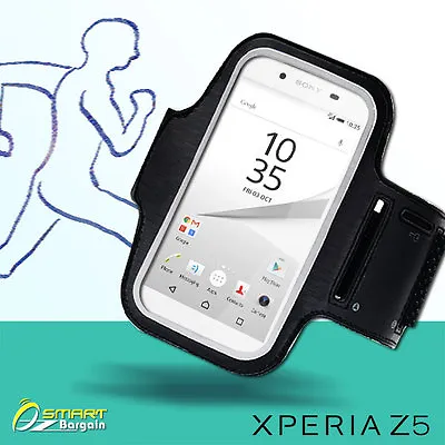 $5.99 • Buy Sports Gym Running Jog Key-pocket Case ArmBand For Sony Xperia Z5 Z5 Compact 
