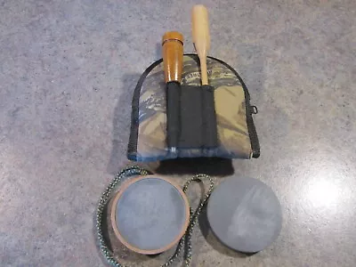 Vintage Turkeyfoot Game Calls 0397 GDS W 2nd Slate And 2 Strikers W Carry Pouch. • $34.99