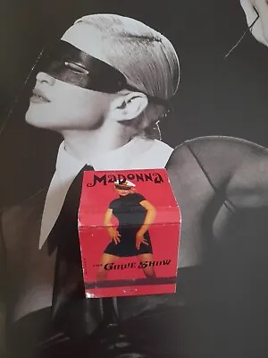 Madonna Rare Girlie Show Tour Programme Souvenir With Unused Book Of Matches • £40