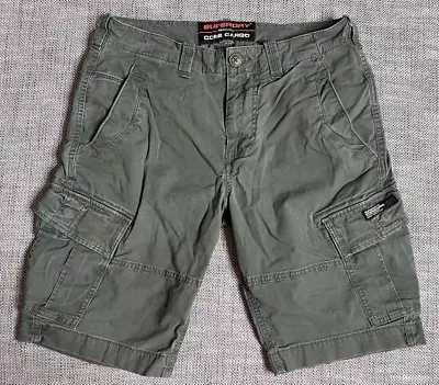 Superdry Mens Core Cargo Green  Shorts Size 31 • $29.98