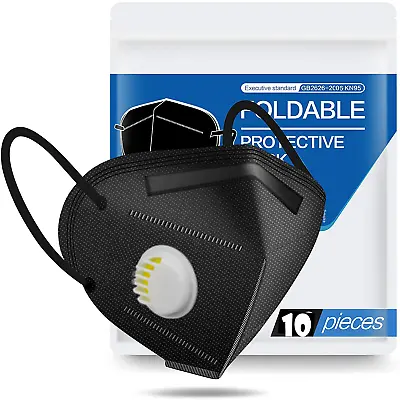 50/100 Pcs Black KN95 Protective 5 Layer Face Mask BFE 95% Disposable Respirator • $9.99