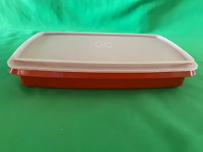 Vintage Tupperware Deli Keeper Meat / Cheese Flat Rectangle Container  816-21 • $9.90