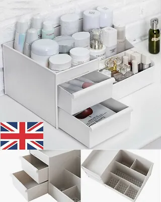 Jewelry Box Drawer Makeup Cosmetic Organiser Dressing Table Tidy Storage Case • £6.99
