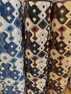 Upholstery Tapestry Chenille Fabric- Modern Pattern/ 56  Wide-Sold By The Yard • $26