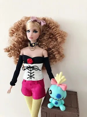 Cute Curly Hair OOAK Misaki Friend Kylie Doll Repaint Doll Poppy Parker • $69.99