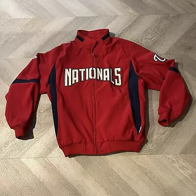 Men's MLB Authentic Majestic Washington Nationals Jacket Size XL Therma Base • $40
