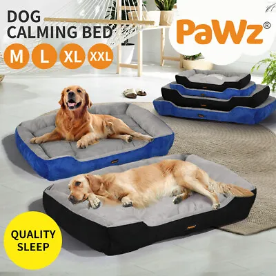 $36.99 • Buy PaWz Pet Bed Dog Cat Calming Bed Sleeping Comfy Cave Washable Mat Extra Large