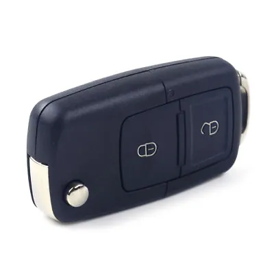 2 Button Flip Blank Remote Key Case Shell Fit For VW Bora Golf • $7.22