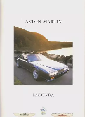 Aston Martin Lagonda 1987-89 Export Markets Foldout Sales Brochure In French • $116.87