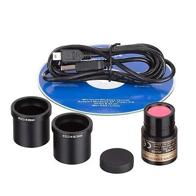 Amscope 5MP USB 2.0 Color CMOS Digital Eyepiece Microscope Camera • $109.99