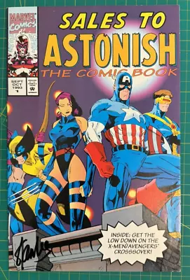 STAN LEE SIGNED Sales To Astonish #1 (Marvel 1993) Captain America X-Men Venom • $99.99