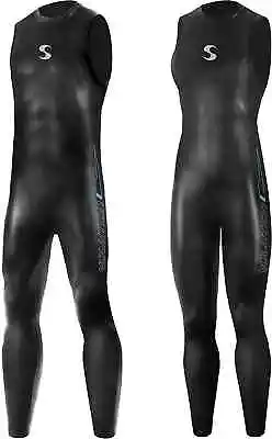 NEW! Synergy Triathlon Wetsuit 3/2mm - Volution Sleeveless Long John Mens S1 • $119.99