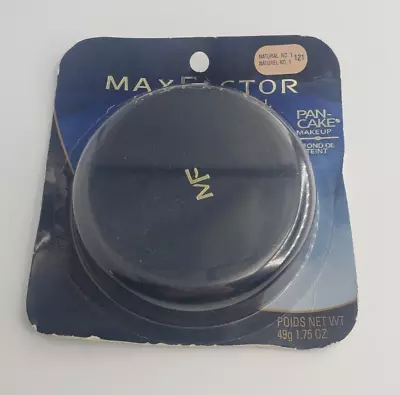 Max Factor Pan Cake Makeup- Natural No. 1 #121 Card Is Imperfect • $200