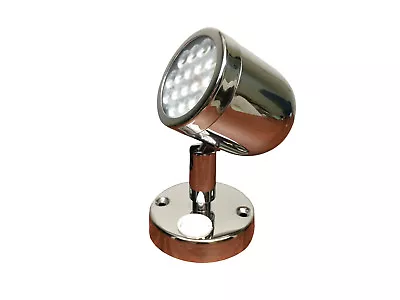 Stainless Steel 304 Reading Light Marine Boat 3.1w Daylight White On 12v 154lm • $41.99