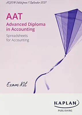 Advanced Diploma In Accounting - Spreadsheet For Accounting Aq2016 - Kit (202122 • £4.73
